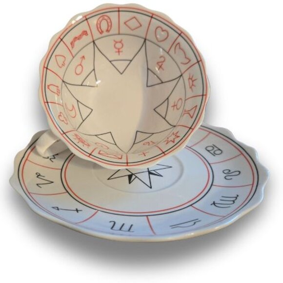 Jane Lyle Other - Jane Lyle The Cup of Destiny Fortune Telling Tea Leaves Cup and Saucer